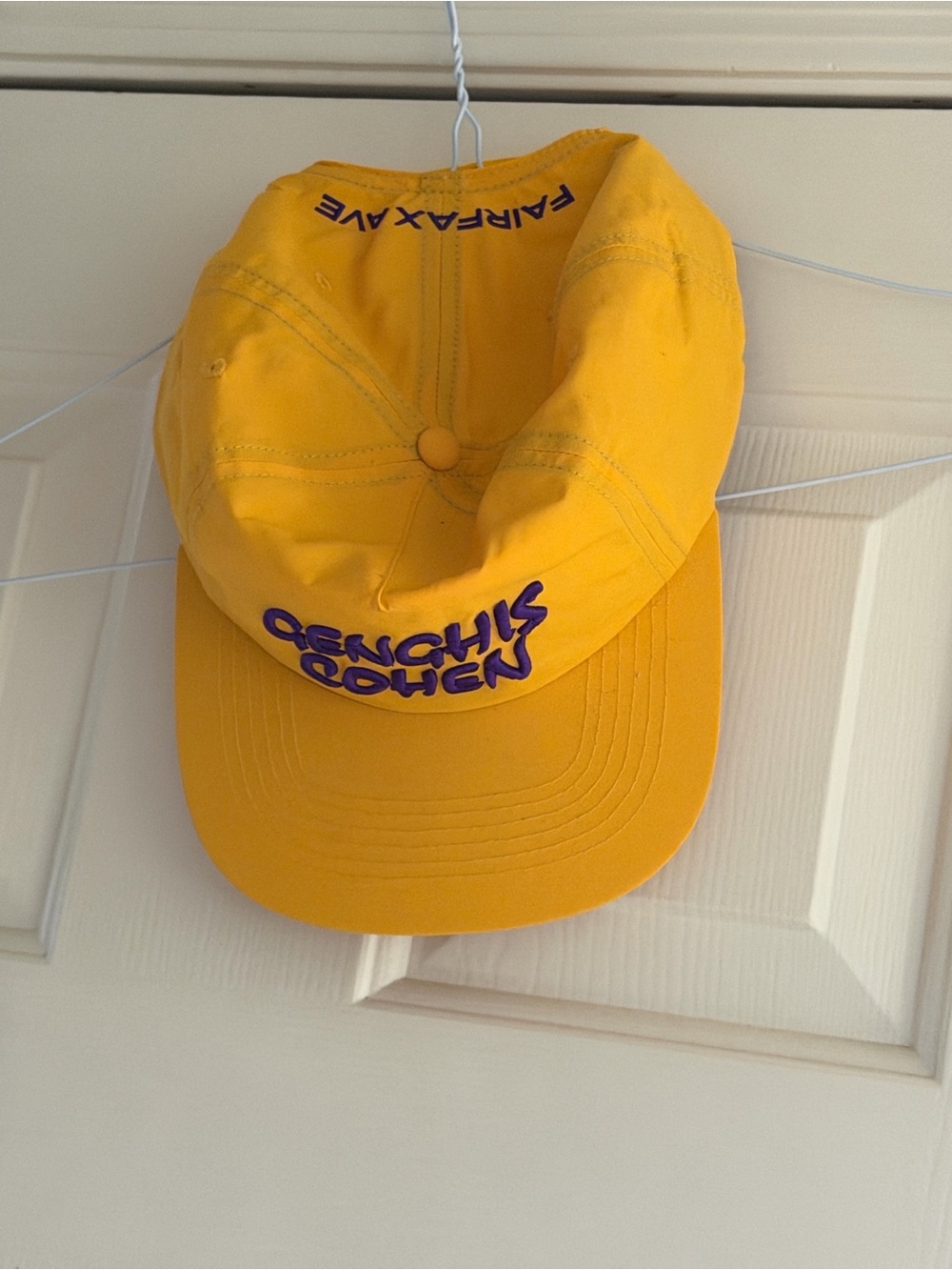 Genghis Cohen Los Angeles Fairfax District Lakers Purple and Gold Baseball Cap